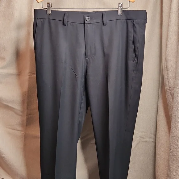 Haggar | Pants | Haggar Mens Dress Pants Straight Fit Black 36x26 | Poshmark